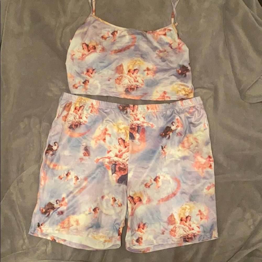 2pc Matching shirt and bottom set